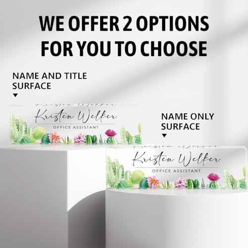 Personalized Custom Name Plate, Office Desk Decor for Women & Men, Employee Appreciation Gifts for Boss, Lawyer, Manager, Teacher, Nurse - Image 4