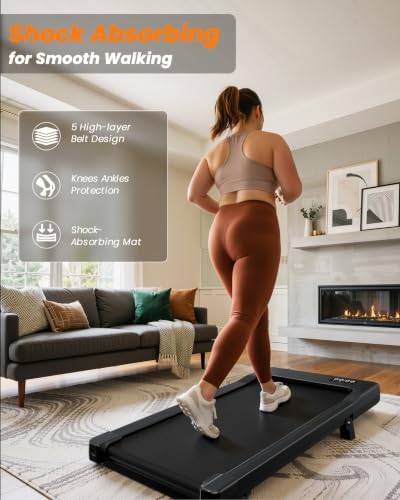 Superun Walking Pad with 6% Incline, 2.5HP Treadmill, 300 lbs - Image 3