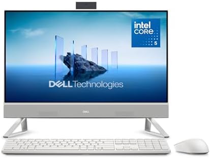 Dell 23.8" All-in-One Desktop, FHD, Intel Core 5 120U, Windows 11 Home by Unknown