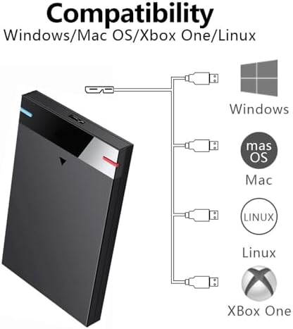 HWAYO 250GB Ultra Slim Portable External Hard Drive 2.5'' HDD USB3.0 - Image 2