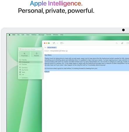 Apple 2024 iMac All-in-One Desktop Computer with M4 chip with 10-core CPU, 10-core GPU: Built for Apple Intelligence, 24GB Unified Memory, 512GB SSD Storage; Green with AppleCare+ (3 Years) - Image 3