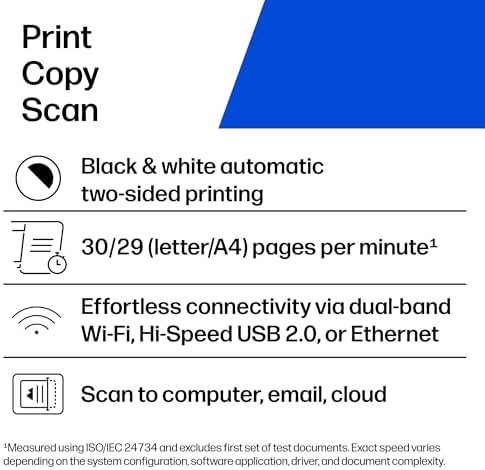 HP LaserJet MFP M234dw Wireless Printer, Print, scan, Copy, Fast speeds, Easy Setup, Mobile Printing, Best-for-Small Teams, Instant Ink Eligible - Image 2