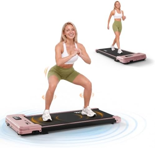 Walking Pad with Vibration Plates - Walking Pad Under Desk with Incline by TKWRUN