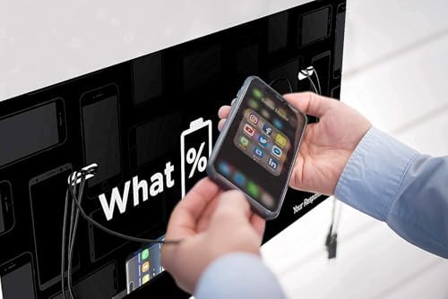 KwikBoost 8 Device Courtesy Charging Station - Black Graphic (Freestanding) - Image 6