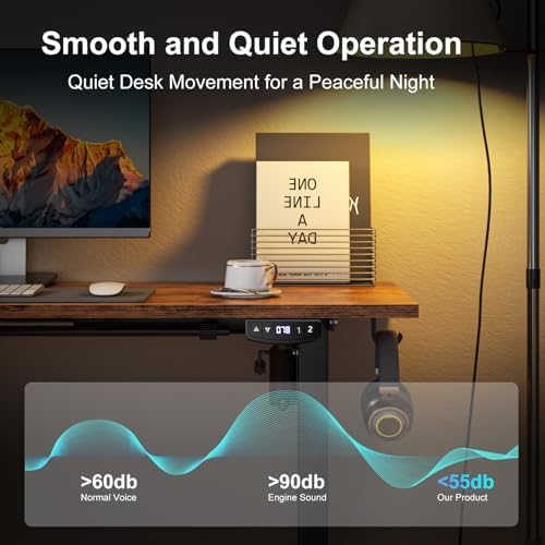 Korfile 63" L Shaped Standing Desk Height Adjustable Memory Presets - Image 6