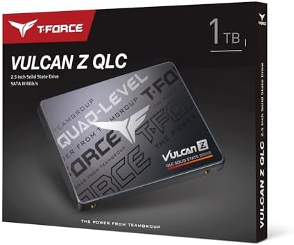 TEAMGROUP T-Force Vulcan Z 1TB SLC Cache 3D NAND QLC 2.5 Inch SATA III Internal Solid State Drive SSD (R/W Speed up to 550/470 MB/s) T253TY001T0C101 - Image 7