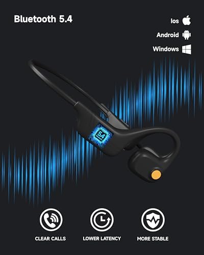 LOBKIN Open Ear Bluetooth Headphones with Noise Cancelling Mic - Image 6