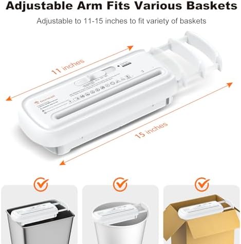 Bonsaii 6-Sheet Small Strip Cut Paper Shredder for Home,Without Basket - Image 7