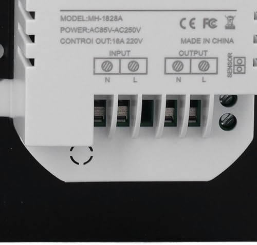 Zopsc Electric Underfloor Heating Thermostat, LED Display, 16A, AC85-250V - Image 7