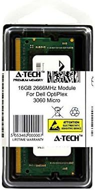 A-Tech 16GB Module for Dell OptiPlex 3060 Micro Form Factor MFF Desktop PC Compatible DDR4 2666Mhz Memory Ram (ATMS283814A25832X1) - Image 2