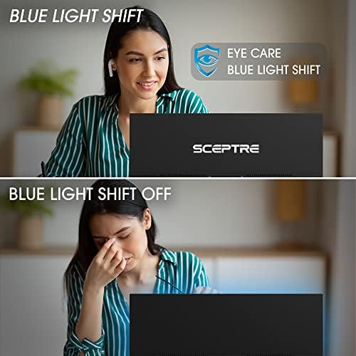 Sceptre 24-inch Prime Monitor Thin 1080p LED Monitor 99% sRGB 2X HDMI VGA Build-in Speakers, Machine Black (E248W-19203R 2025 Series) - Image 5