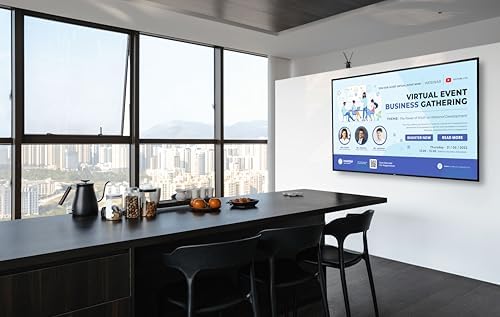 Promethean ActivPanelD 75" Commercial Digital Display, 4K UHD Non-Touch Digital Signage Screen for Announcements, Offices, Schools & Retail, Wall Mount Included, 3-Year Onsite Support - Image 7
