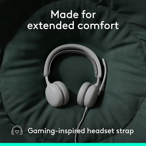 Logitech Zone Wired 2 for Business Headset - Teams - Off White - Image 7