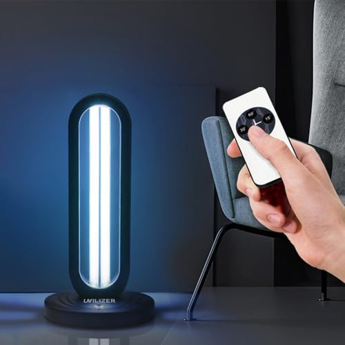 UVILIZER Tower - UV Light Sanitizer & Ultraviolet Lamp with Remote Control (UV-C Cleaner for Home, Room, Office | 38W UVC Disinfection Bulb | Kill Germs, Bacteria, Virus, Dust | USA) - Image 6