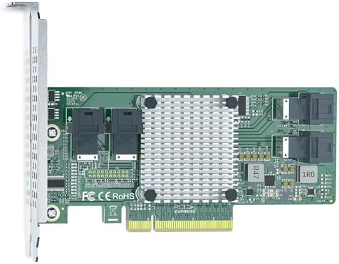 ipolex PCIe 3.0 x8 to 4-Port U.2 SFF-8643 Adapter Card with PEX8724 Controller - Bifurcation-Free, 32Gbps NVMe SSD Expansion, Only Includes Full-Height Bracket, Windows/Linux/VMware Supported - Image 2