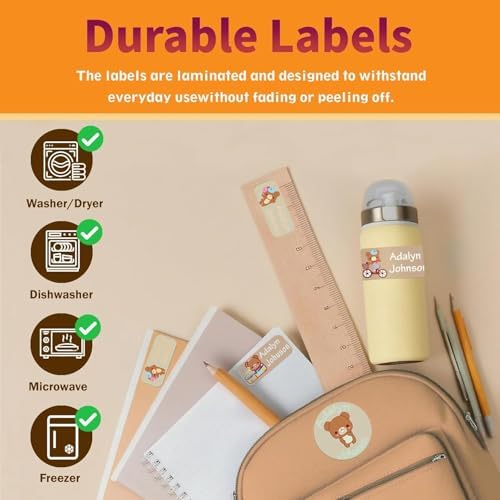 Custom Personalized Name Labels for Kid Waterproof Name Stickers Tags - Image 4