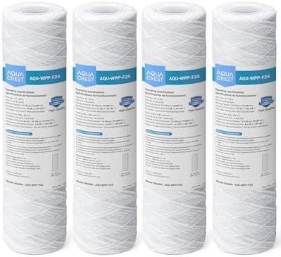AQUA CREST String Wound Sediment Filter for 3M® Aqua-Pure AP110, 5 Micron by AQUACREST