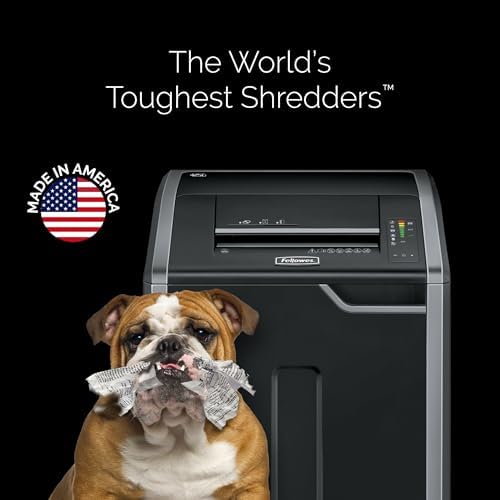 Fellowes Powershred 425Ci 100% Jam Proof Commercial Grade Manual 30-Sheet Cross-Cut Paper Shredder, TAA Compliant (38425), Black - Image 6