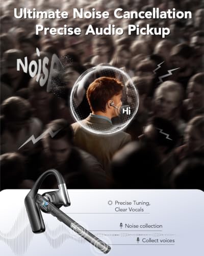 Bluetooth 6.0 Open-Ear Headset with Noise-Canceling Microphone - Image 4