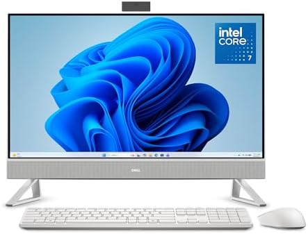 Dell 27 All-in-One Desktop, FHD, Intel Core 7 150U, 32GB, Windows 11 Home by Dell