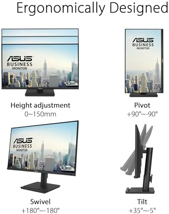 ASUS BE249CGN 24 Inch 1080P 120Hz Computer Monitor, USB-C 96W, HDMI, RJ45 - Image 6