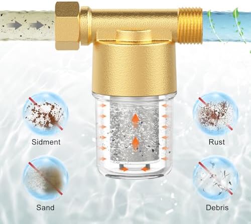 Reusable Sediment Water Filter for Water Heaters - Prevents Yellowing & Clogging, Efficiently Removes Dirt/Rust, Universal Fit for Home/Plumbing/RV - Image 3