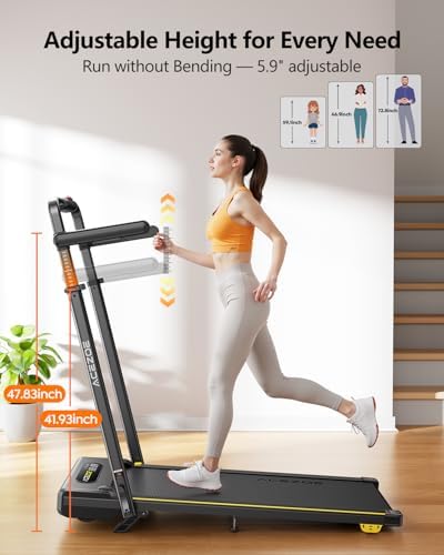 Acezoe 3 in 1 Under Desk Treadmill with Incline, Walking Pad with Removable Desk Workstation, Adjustable Height for Different Need, 300lbs Capacity, Foldable Compact for Home Small Office - Image 2