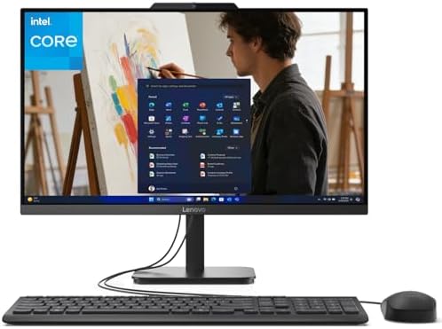 Lenovo IdeaCentre 24 23.8" N100 8GB 512GB SSD All-in-One Desktop Computer by LENOVO