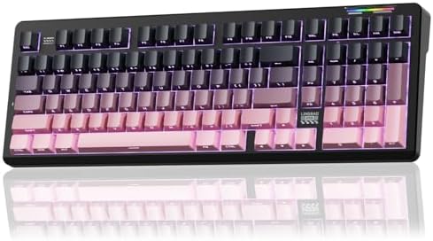 LINGBAO K98 Wireless Mechanical Gaming Keyboard, Tri-Mode Gasket Hot Swap by CORBOBO