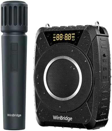 20W Portable Voice Amplifier for Teachers, Wireless Mic, PA Speaker M802 by ARTHYLY