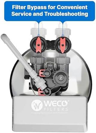 WECO Whole House Self-Cleaning Salt-Free Water Conditioner/Filter with Catalytic Activated Carbon and KDF-85® Media Guard - Made in U.S.A. (CCMG-0948) - Image 3