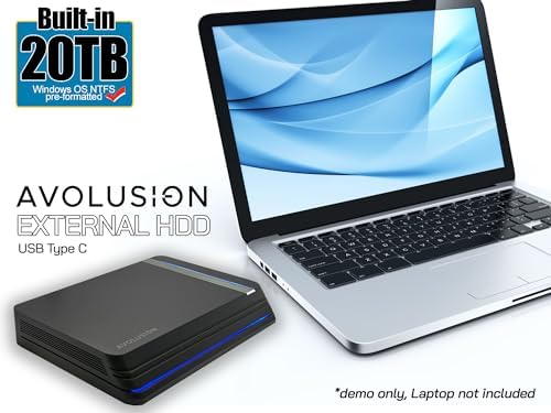 Avolusion PRO-X USB 3.0 External Hard Drive for WindowsOS Desktop PC/Laptop - (20TB) (Renewed) - Image 2