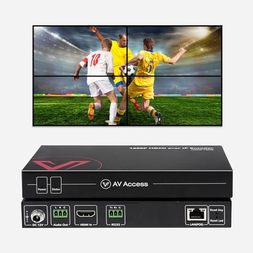 AV Access AV Over IP Encoder 1080P, HDMI to IP Streaming (HDIP100E) by ACTIONSGLOBALUSINC
