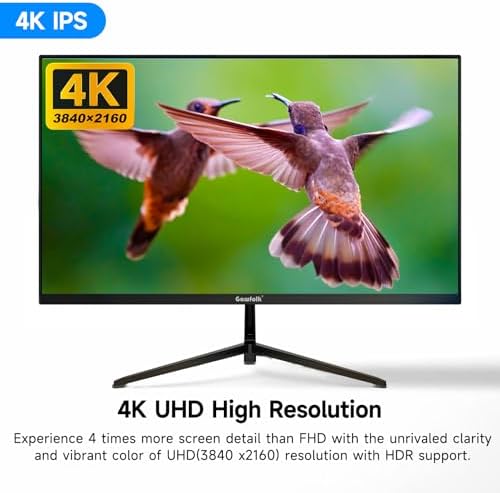 Gawfolk 27 Inch 4K Monitor IPS 60Hz, UHD 3840 x 2160p PC Monitors - Image 3