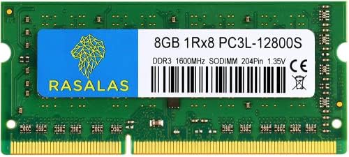 Rasalas 16GB Kit (2X8GB) 1Rx8 PC3L-12800S DDR3L 1600MHz SODIMM DDR3 RAM 1.35V CL11 204-Pin PC3-12800 Portable Memory 8GB … - Image 2