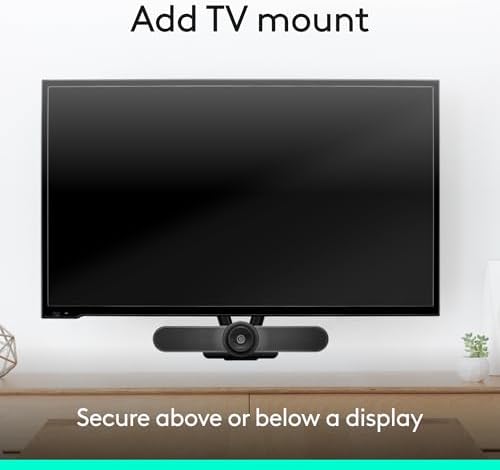 Logitech MeetUp Video Conferencing System 4K 3 Microphones - Black - Image 6
