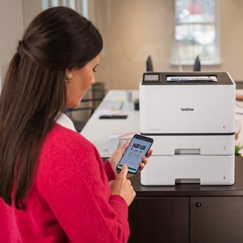 Brother HL-L8430CDWT Business Color Laser Printer with Low-Cost Printing, Wireless Networking, and Dual Paper Trays - Image 7