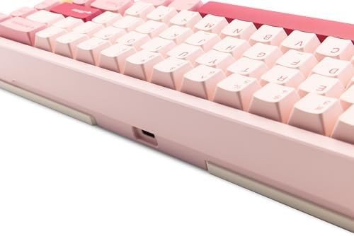 KEEBMONKEY WOBKEY Zen 65 65% Quick Release Wireless Mechanical Keyboard with RGB, CNC Aluminum Case, Hot-Swappable, VIA Support, BT/2.4G/USB-C Gaming Keyboard for Mac/Windows (Lite Pink) - Image 6