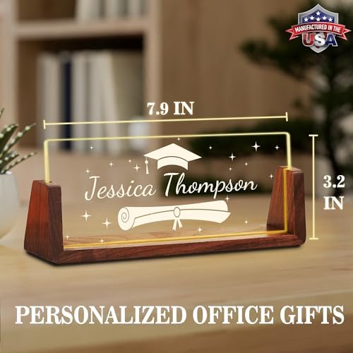 Ship Next Day Custom Name Plate for Desk, Acrylic Office Desk Accessories - Image 4