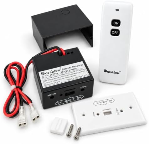 Durablow TL1001 Gas Fire Fireplace On/Off Remote Control Kit for Latching Solenoid Gas Valves (Replacement for Sky-CON, CON-1001) by Durablow