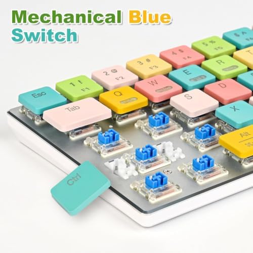 surmen 60% Wireless Mechanical Gaming Keyboard Ultra Thin Low Profile - Image 3