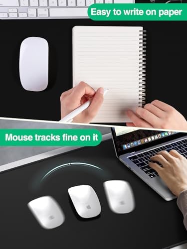 Mouse Pad with Magnetic Wireless Charging, Large Desk Mat, Non-Slip Mouse Mat, Keyboard Pad for Gaming, Desk, Office, PC - Image 6