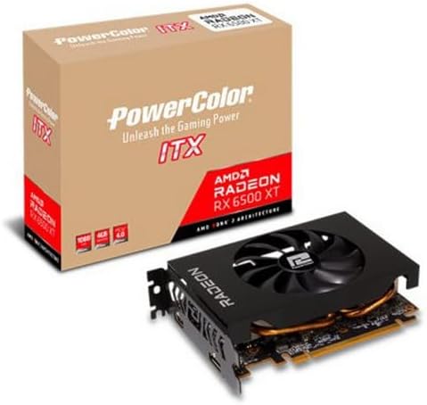 PowerColor AMD Radeon RX 6500 XT ITX Gaming Graphics Card with 4GB GDDR6 Memory - Image 3