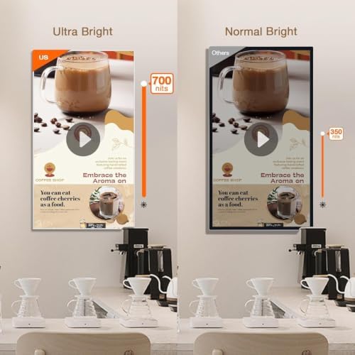 21.5" Digital Signage Display 700-Nit Android Commercial Display - Image 4