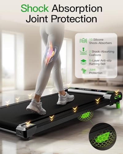 AKLUER Walking Pad Treadmill - 2.5HP Under Desk Treadmill with Incline - Image 3