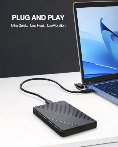 1TB External Hard Drive,USB 3.0 and USB-C Storage Expansion Mobile HDD - Image 2
