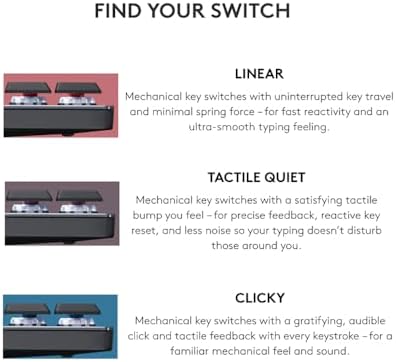 Logitech MX Mechanical Wireless Illuminated Performance Keyboard Linear - Image 3