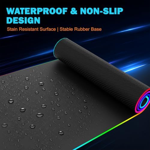 TARKARI Gaming Mouse Pad Wireless Charging Magnetic Rotating Phone Stand - Image 5