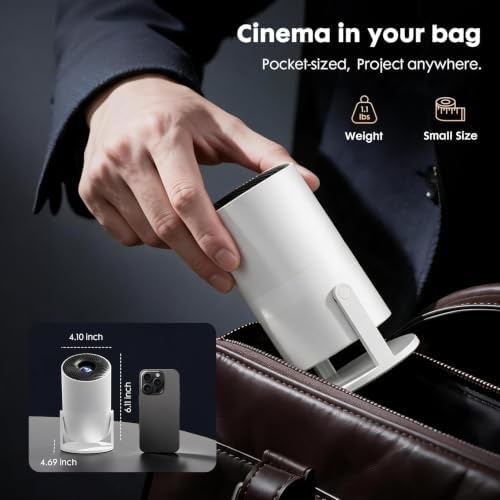 [Built-in Apps] Mini Projector with Wifi and Bluetooth 1080P Supported - Image 3