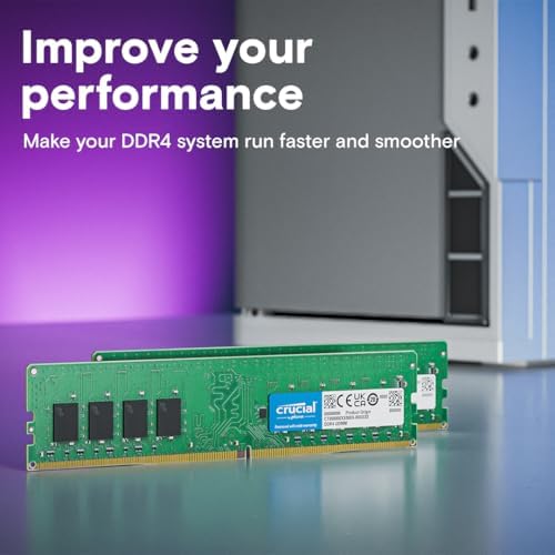 Crucial 4GB, 288-pin DIMM, DDR4 PC4-19200, - Image 3